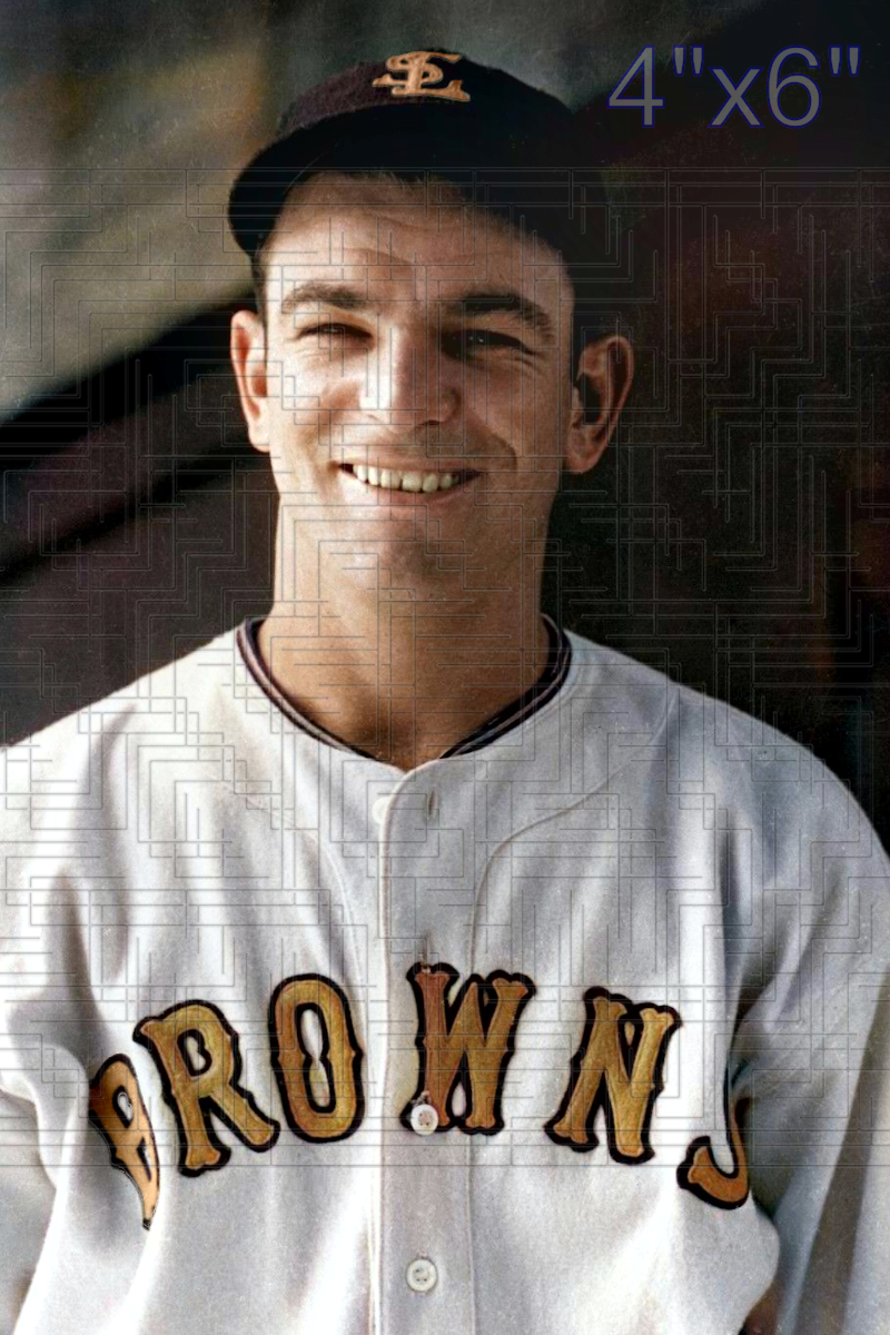Mel Mazzera - 1937 St. Louis Browns - choose a size & style