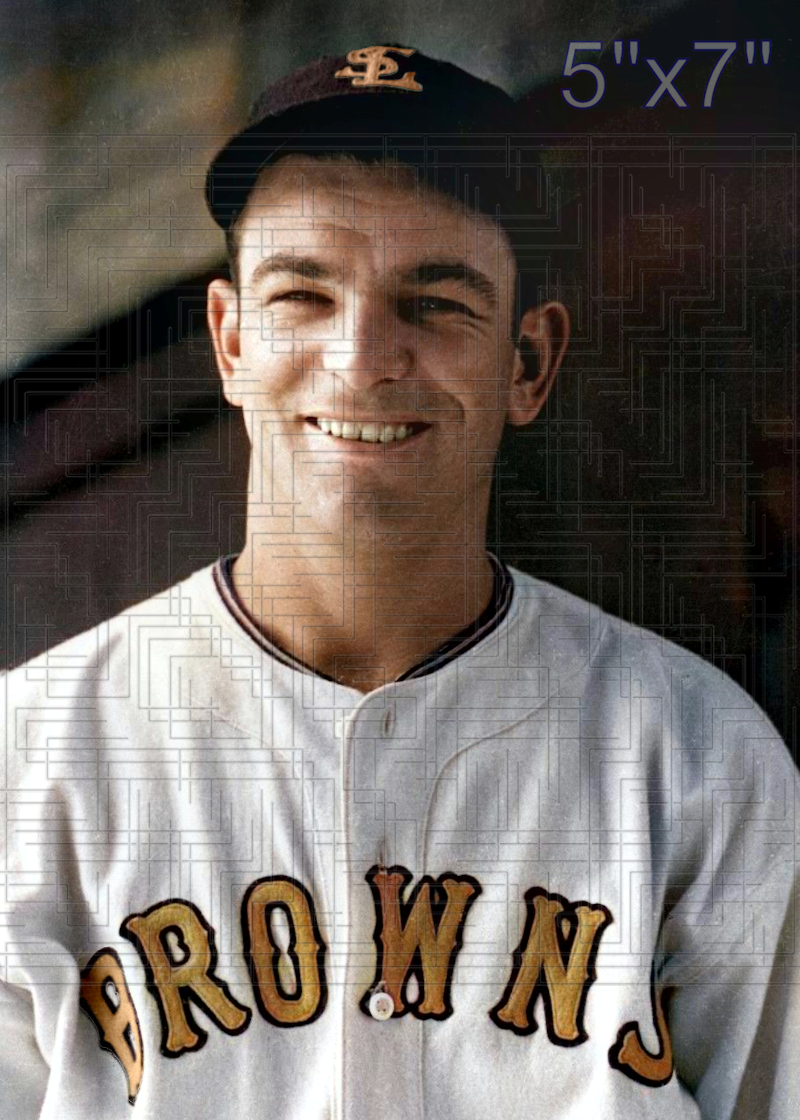 Mel Mazzera - 1937 St. Louis Browns - choose a size & style
