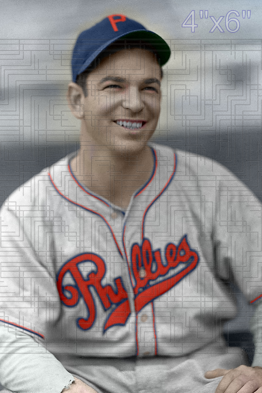 Mel Mazzera - 1940 Philadelphia Phillies - choose a size & style