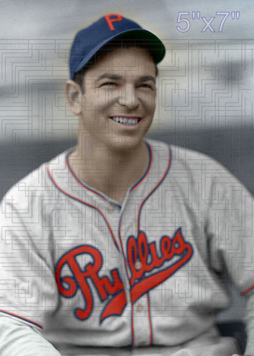 Mel Mazzera - 1940 Philadelphia Phillies - choose a size & style