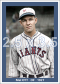 Mel Ott - 1927 New York Giants - choose a size & style