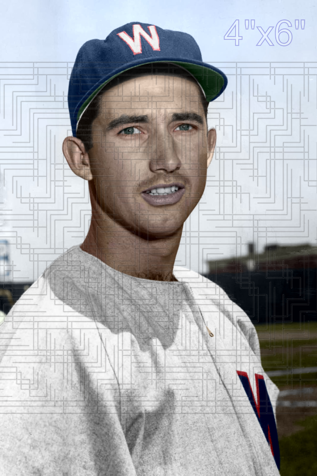 Merl Combs - 1950 Washington Senators - choose a size & style