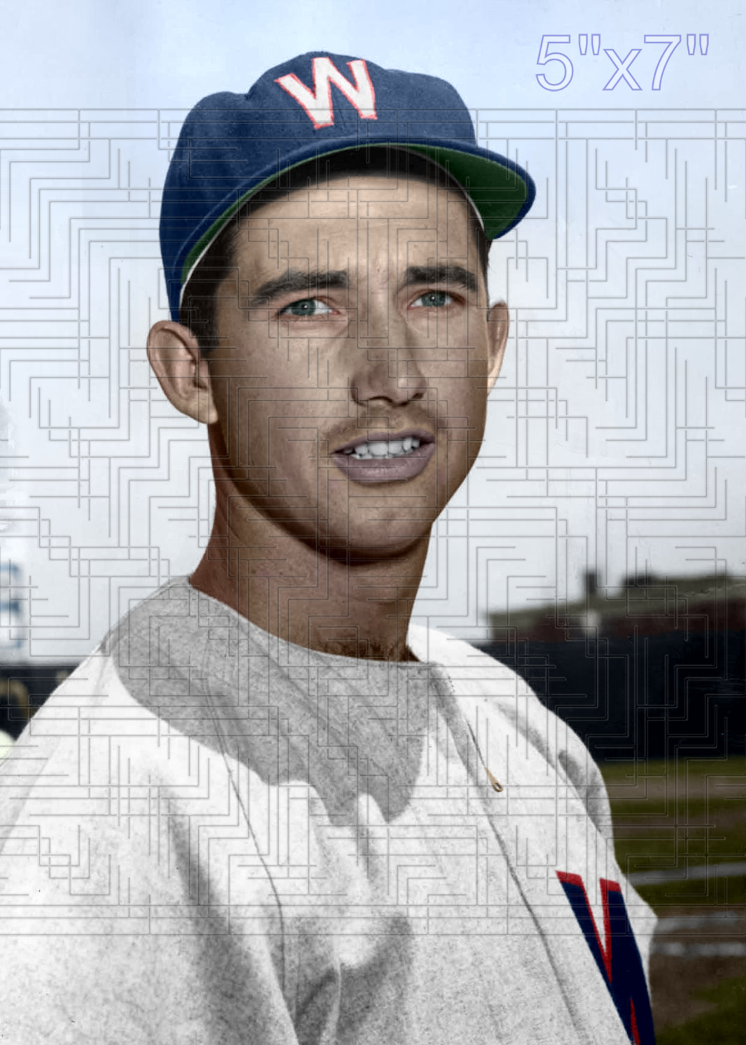 Merl Combs - 1950 Washington Senators - choose a size & style