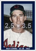 Merl Combs - 1952 Cleveland Indians - choose a size & style