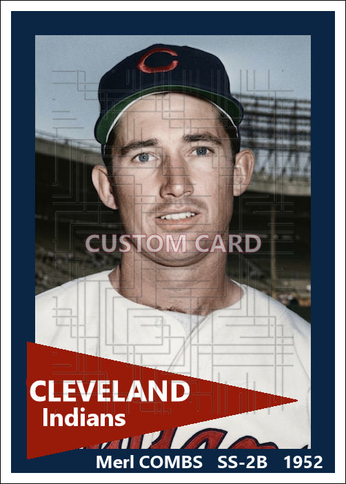Merl Combs - 1952 Cleveland Indians - choose a size & style