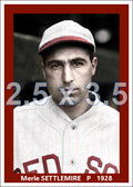 Merle Settlemire - 1928 Boston Red Sox - choose a size & style