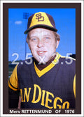 Merv Rettenmund - 1976 San Diego Padres - choose a size & style