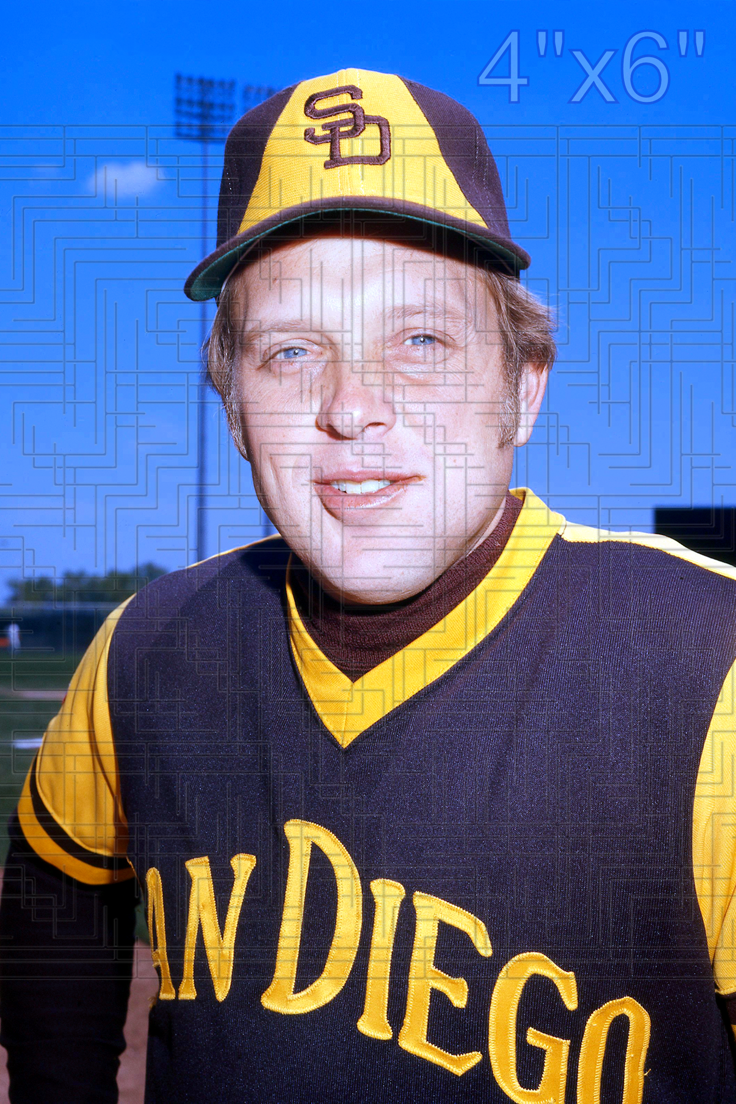 Merv Rettenmund - 1976 San Diego Padres - choose a size & style