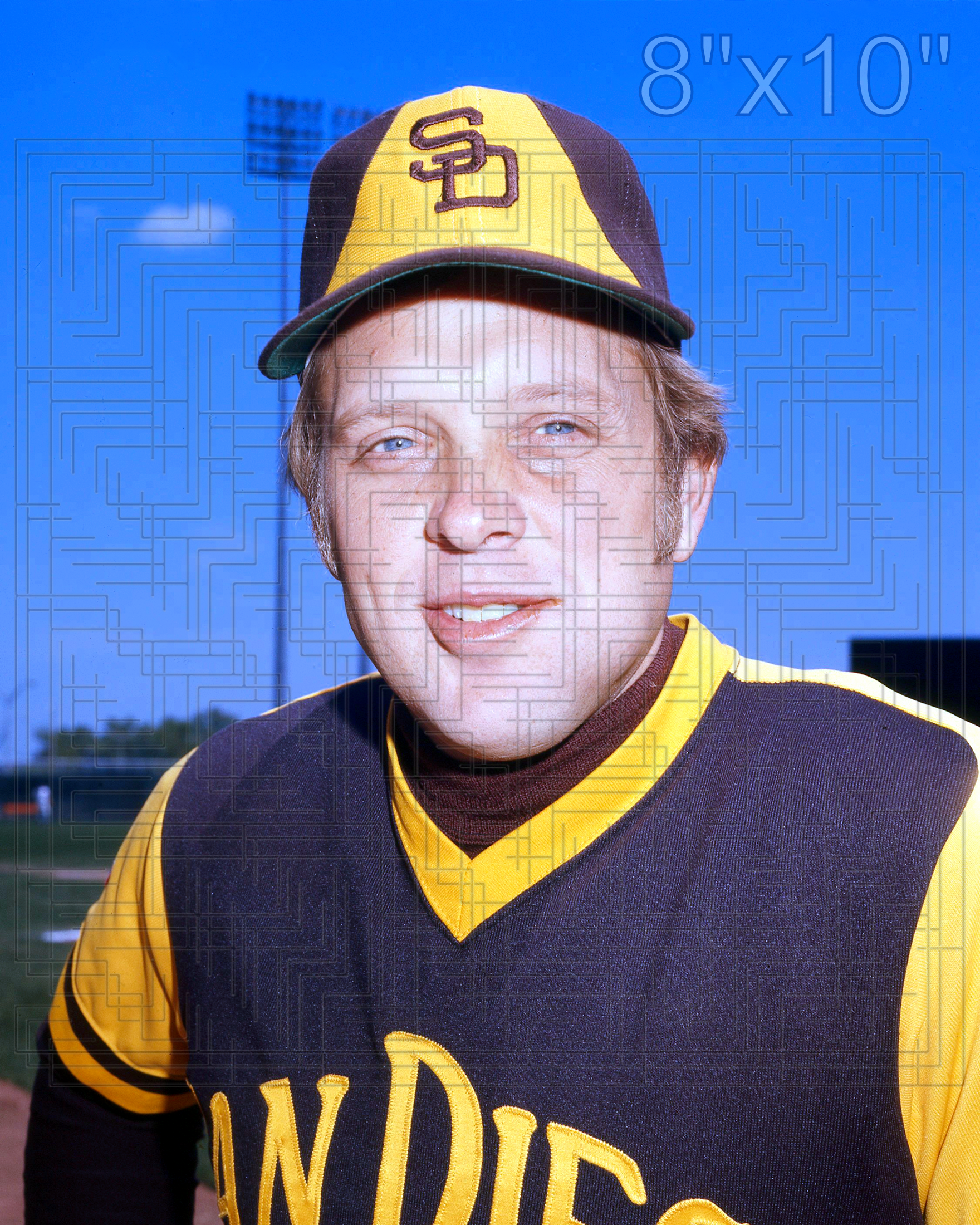 Merv Rettenmund - 1976 San Diego Padres - choose a size & style
