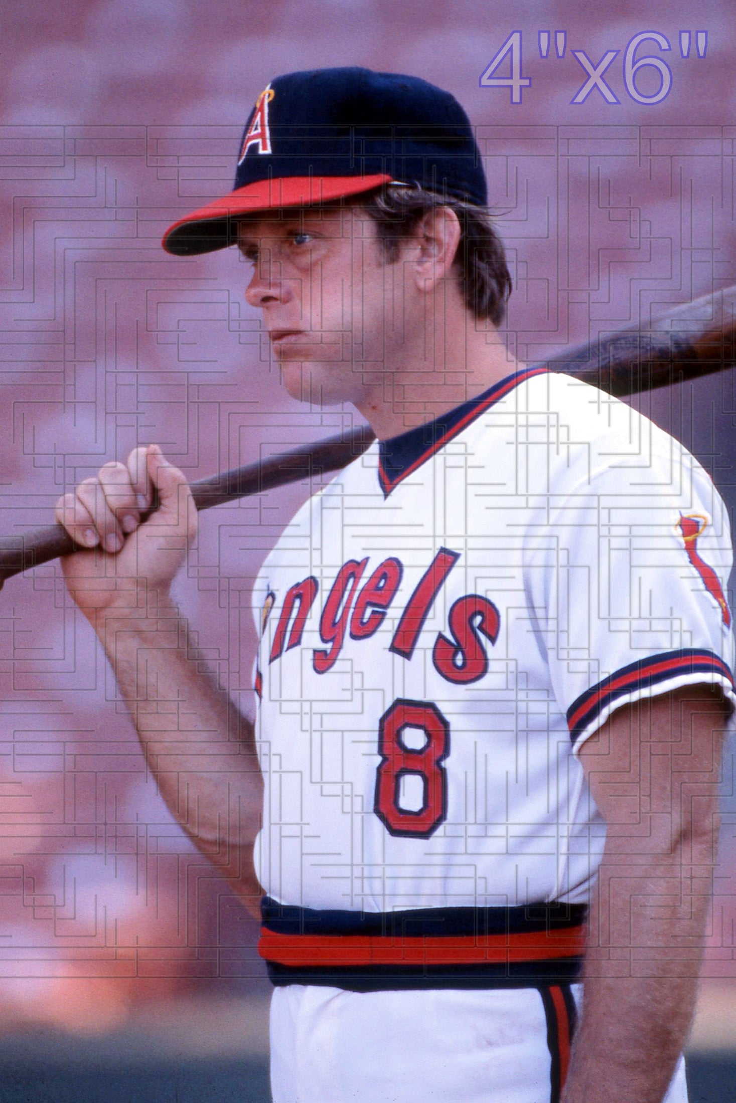 Merv Rettenmund - 1978 California Angels - choose a size & style