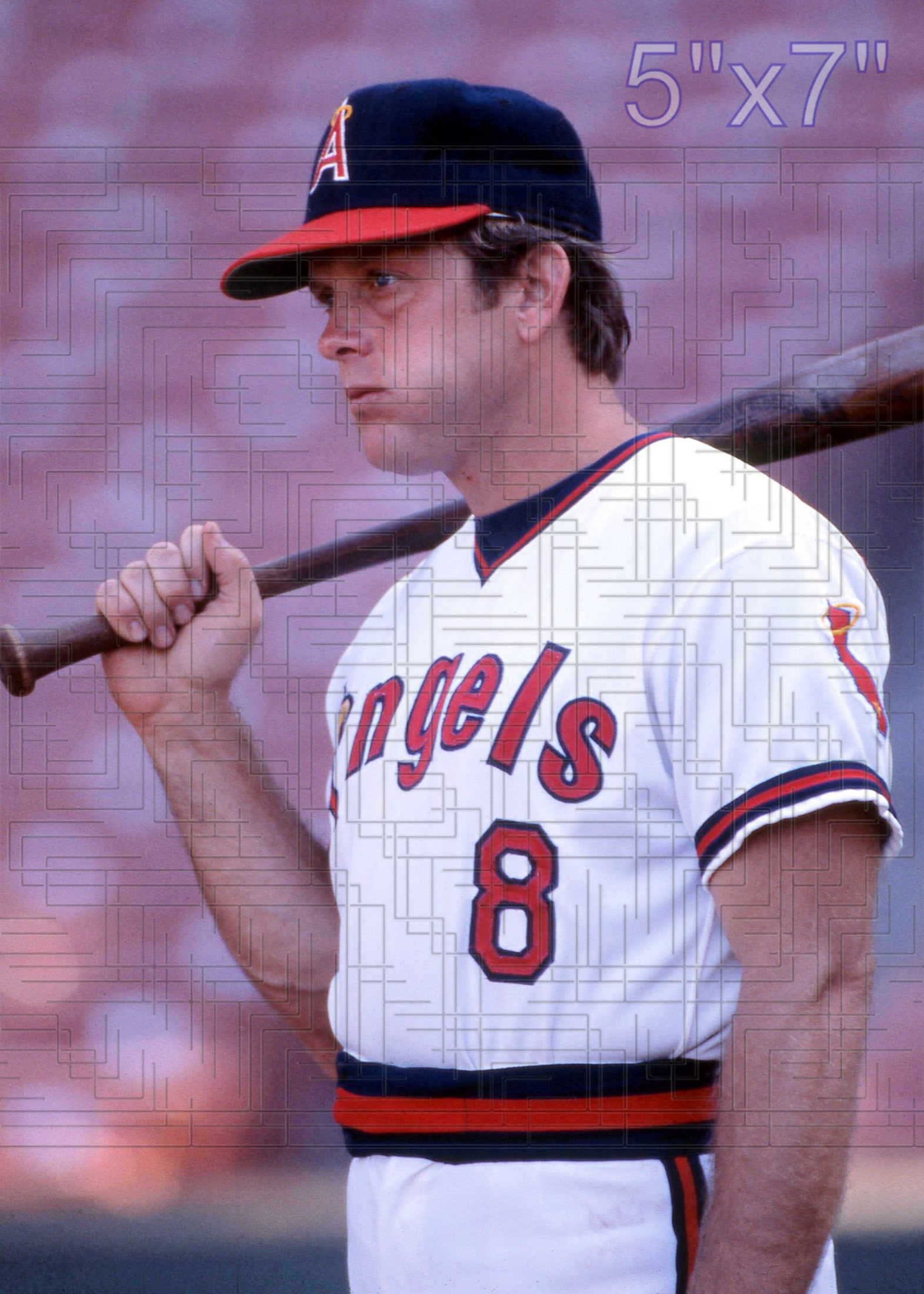 Merv Rettenmund - 1978 California Angels - choose a size & style