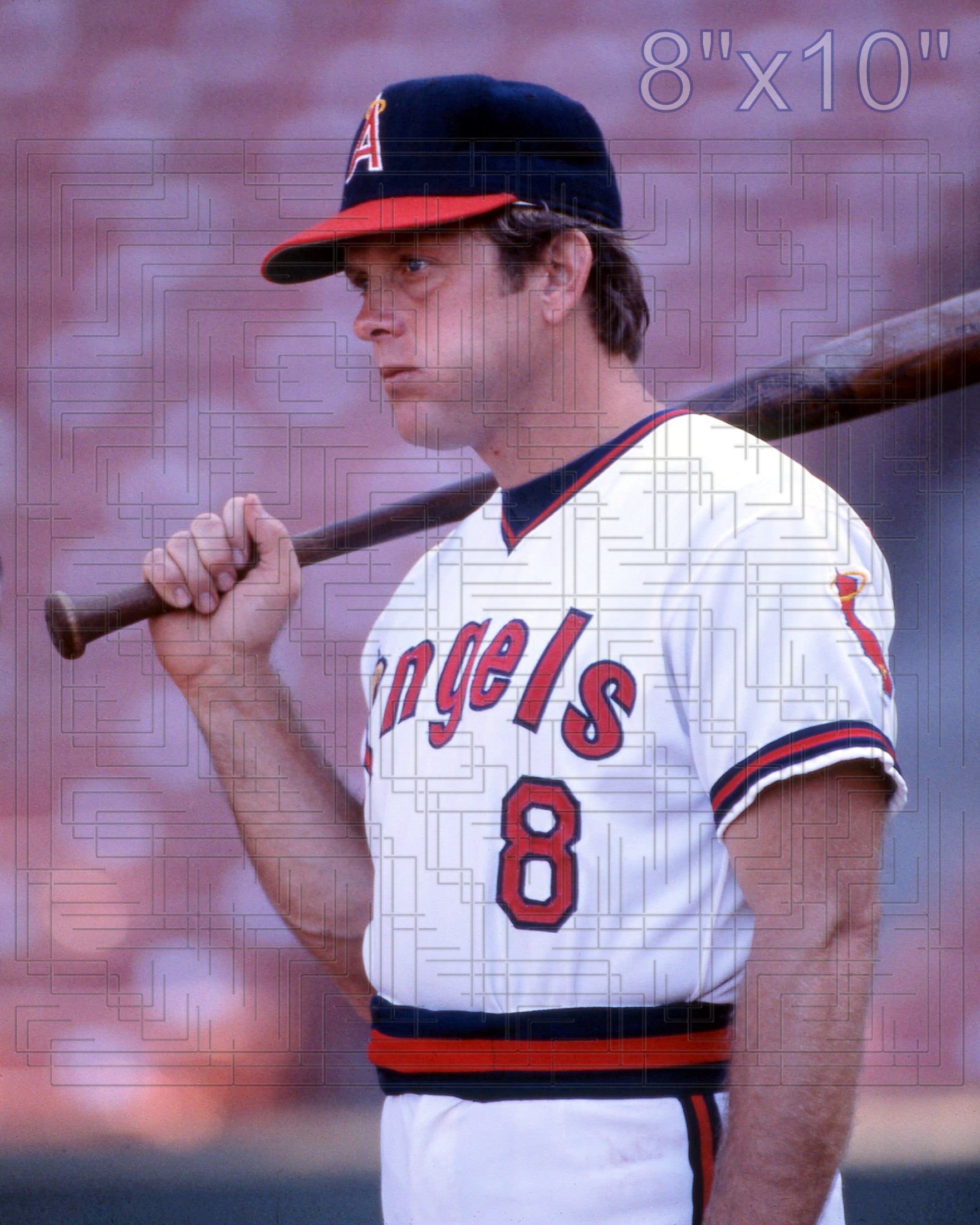 Merv Rettenmund - 1978 California Angels - choose a size & style