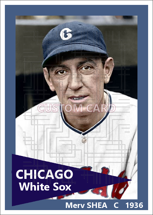 Merv Shea - 1936 Chicago White Sox - choose a size & style