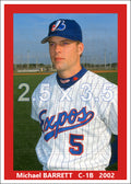 Michael Barrett - 2002 Montreal Expos - choose a size & style