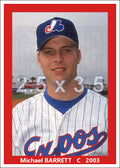 Michael Barrett - 2003 Montreal Expos - choose a size & style
