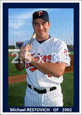 Michael Restovich - 2002 Minnesota Twins - pose A - choose a size & style