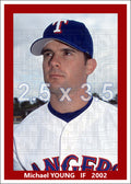 Michael Young - 2002 Texas Rangers - choose a size & style