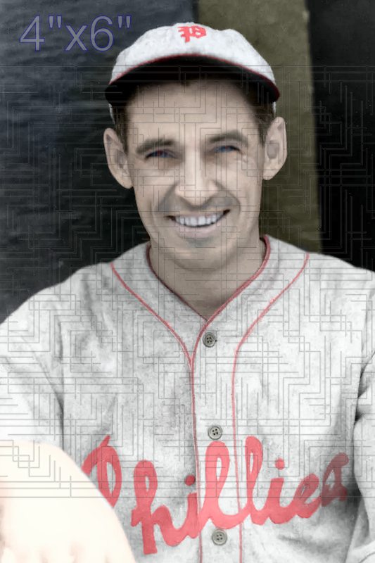 Mickey Finn - 1933 Philadelphia Phillies - choose a size & style