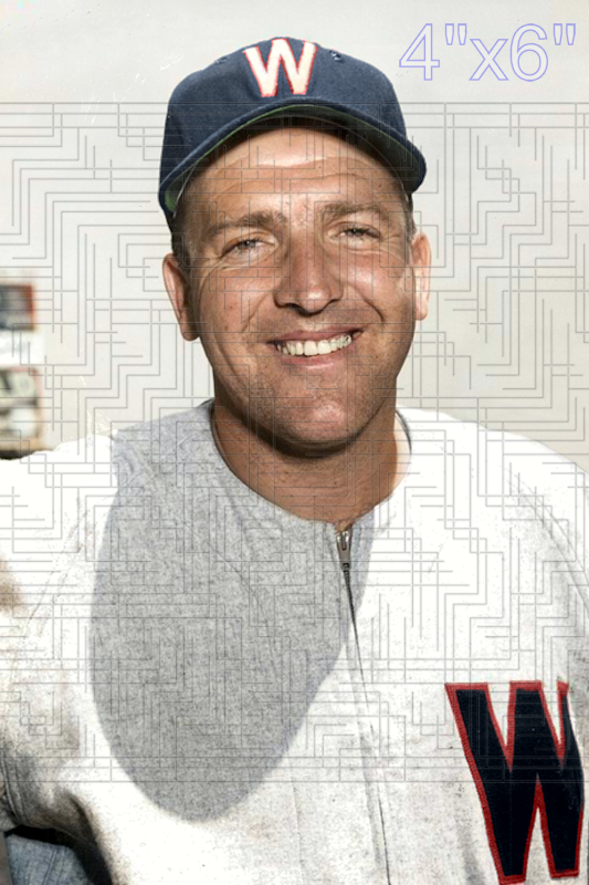 Mickey Harris - 1951 Washington Senators - choose a size & style