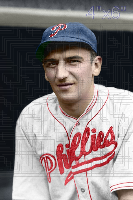 Mickey Haslin - 1934 Philadelphia Phillies - choose a size & style