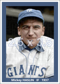Mickey Haslin - 1937 New York Giants - choose a size & style