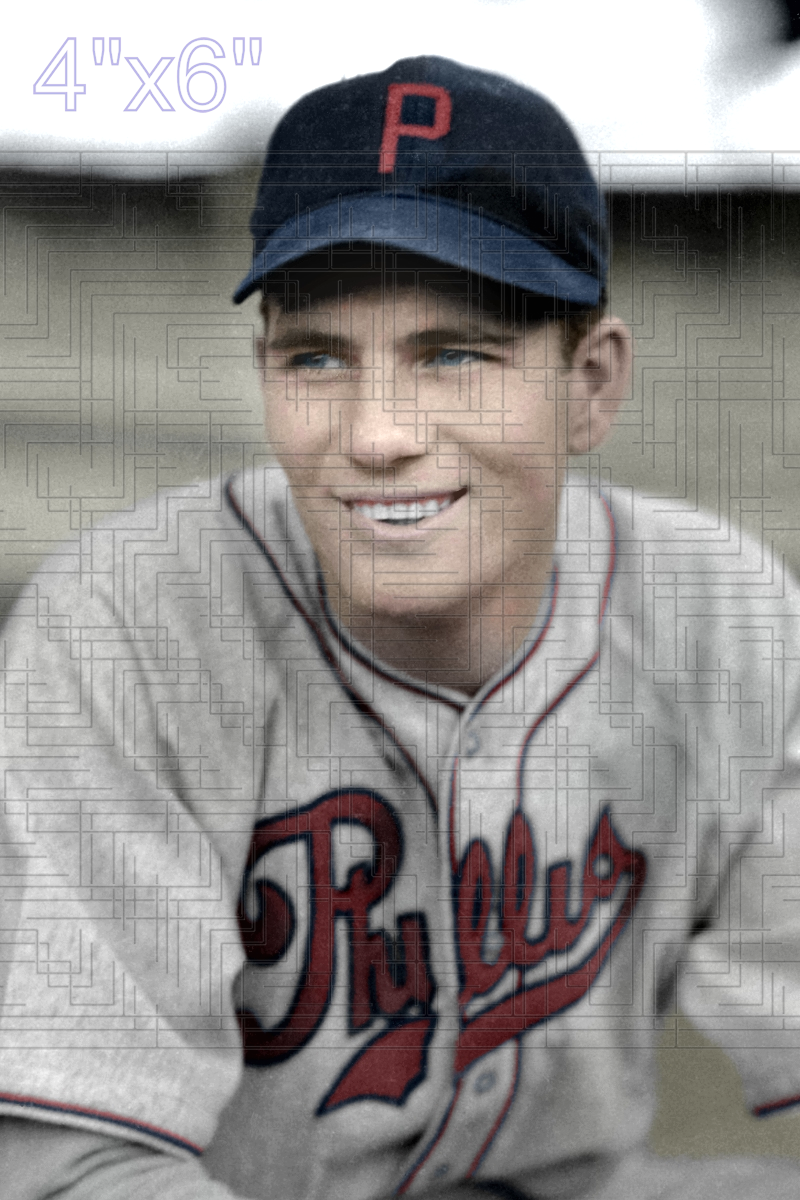 Mickey Livingston - 1941 Philadelphia Phillies - choose a size & style