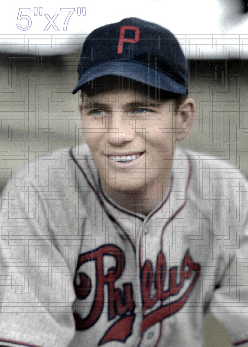 Mickey Livingston - 1941 Philadelphia Phillies - choose a size & style