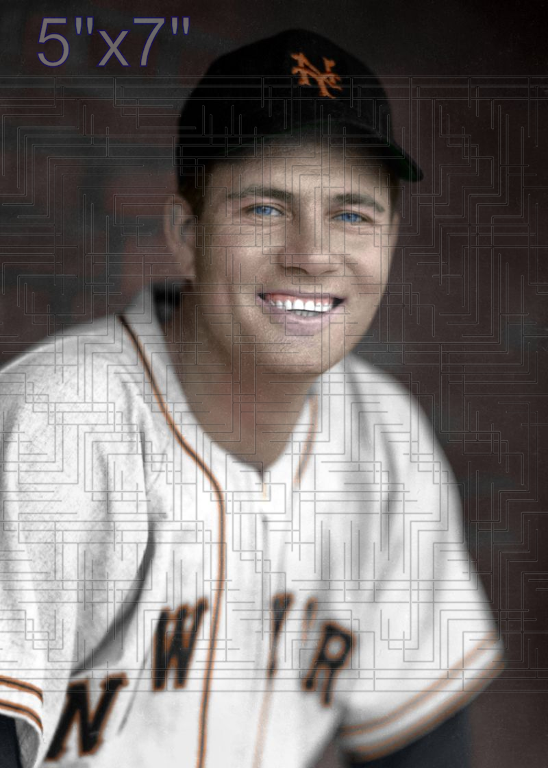 Mickey Livingston - 1947 New York Giants - choose a size & style