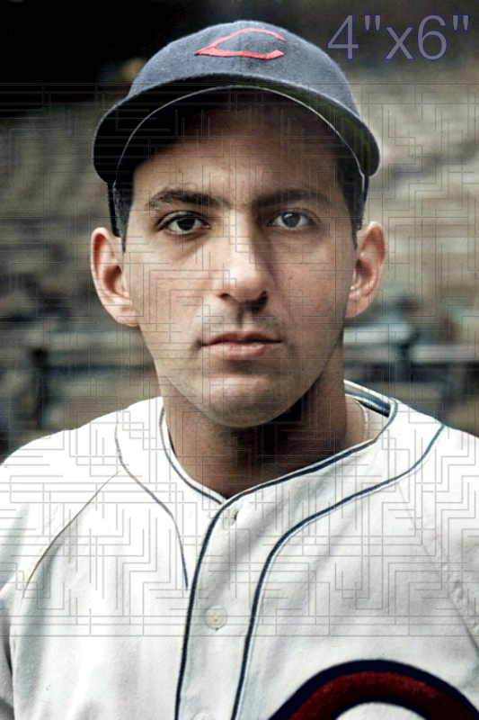 Mickey Rocco - 1943 Cleveland Indians - choose a size & style