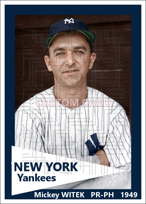 Mickey Witek - 1949 New York Yankees - choose a size & style