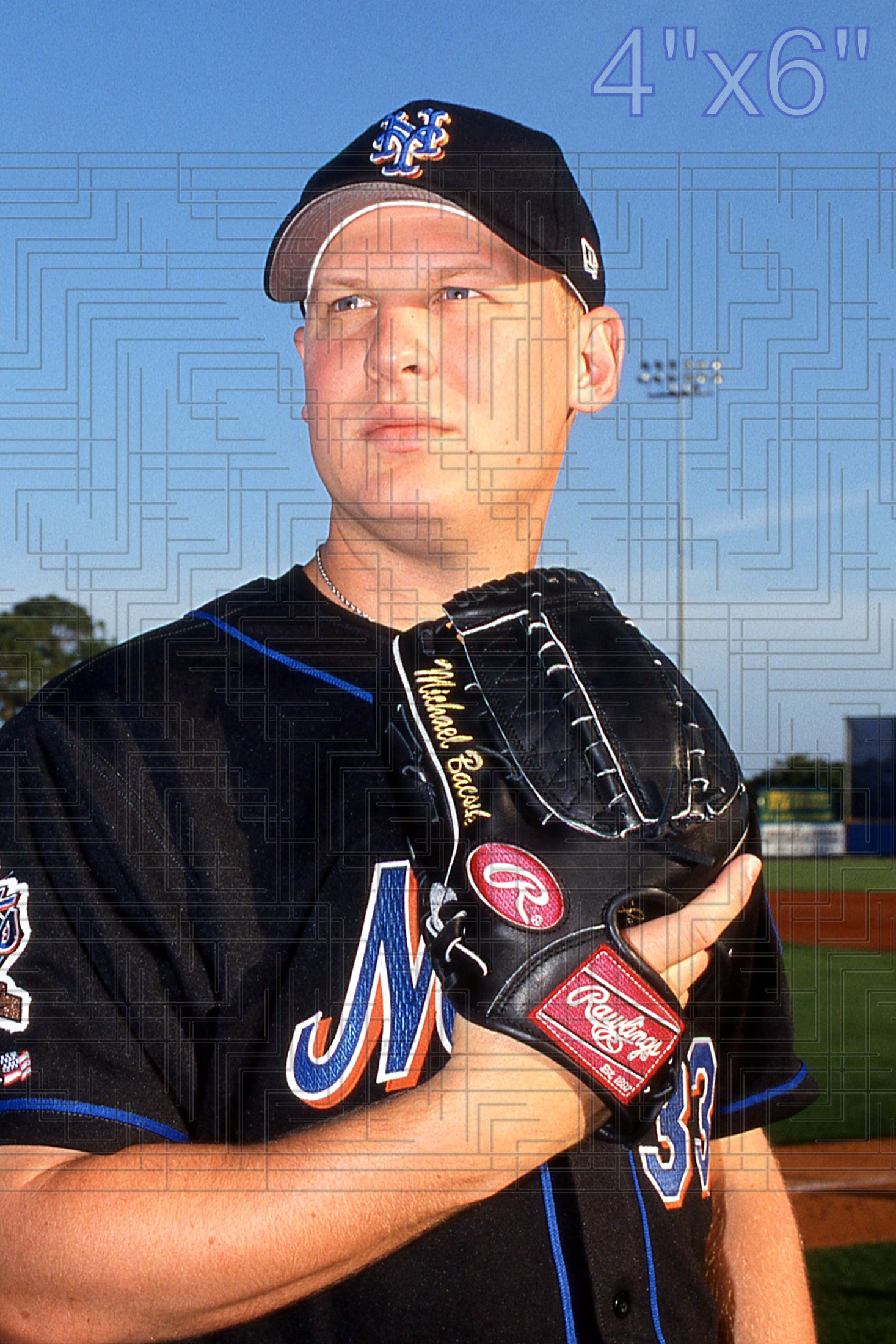 Mike Bacsik - 2003 New York Mets - choose a size & style