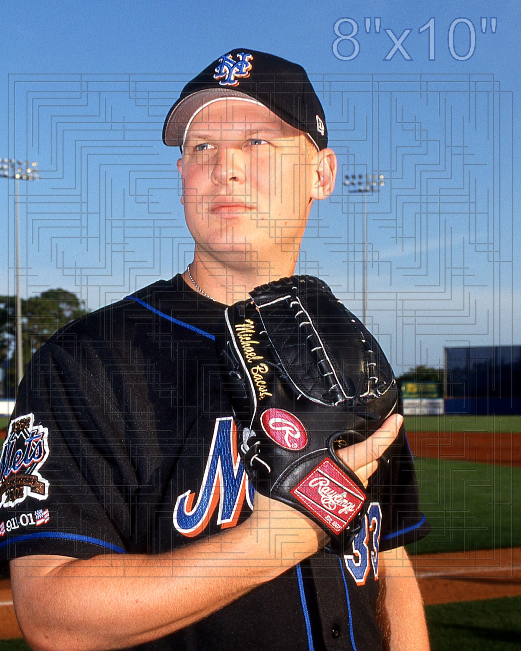 Mike Bacsik - 2003 New York Mets - choose a size & style