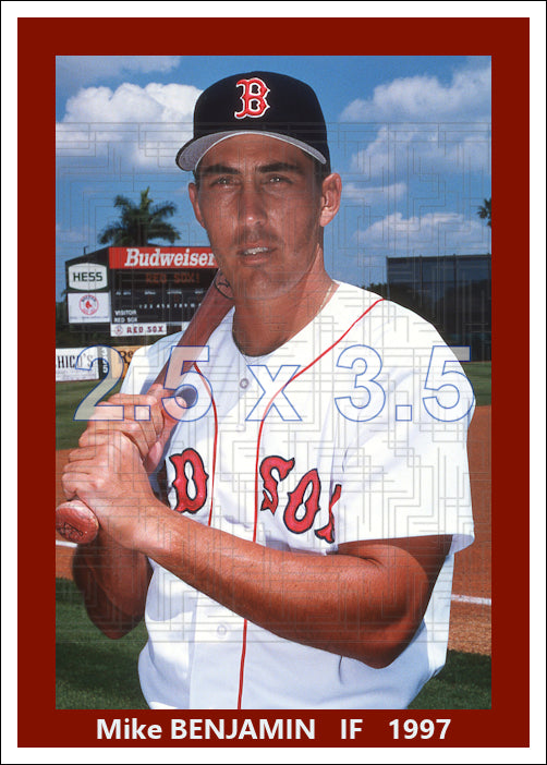 Mike Benjamin - 1997 Boston Red Sox - choose a size & style