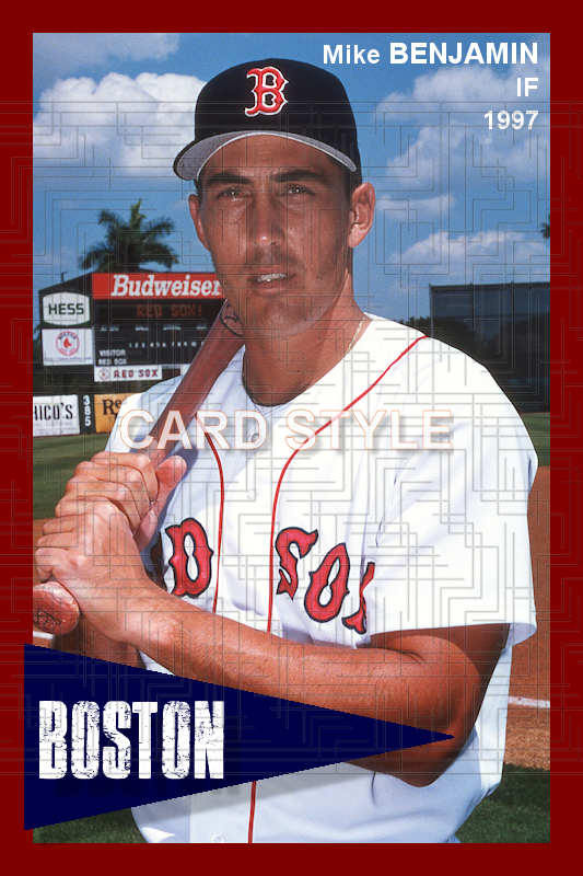 Mike Benjamin - 1997 Boston Red Sox - choose a size & style