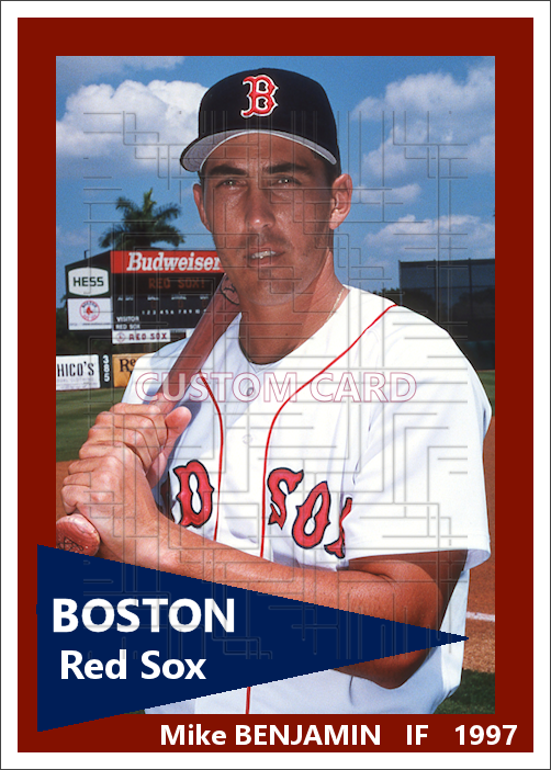 Mike Benjamin - 1997 Boston Red Sox - choose a size & style