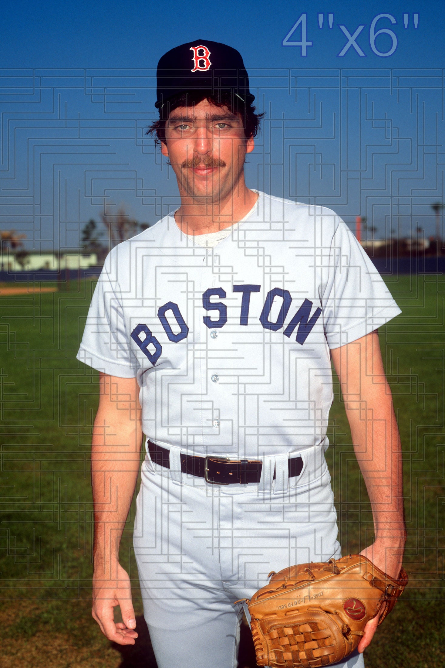 Mike Brown - 1985 Boston Red Sox - choose a size & style