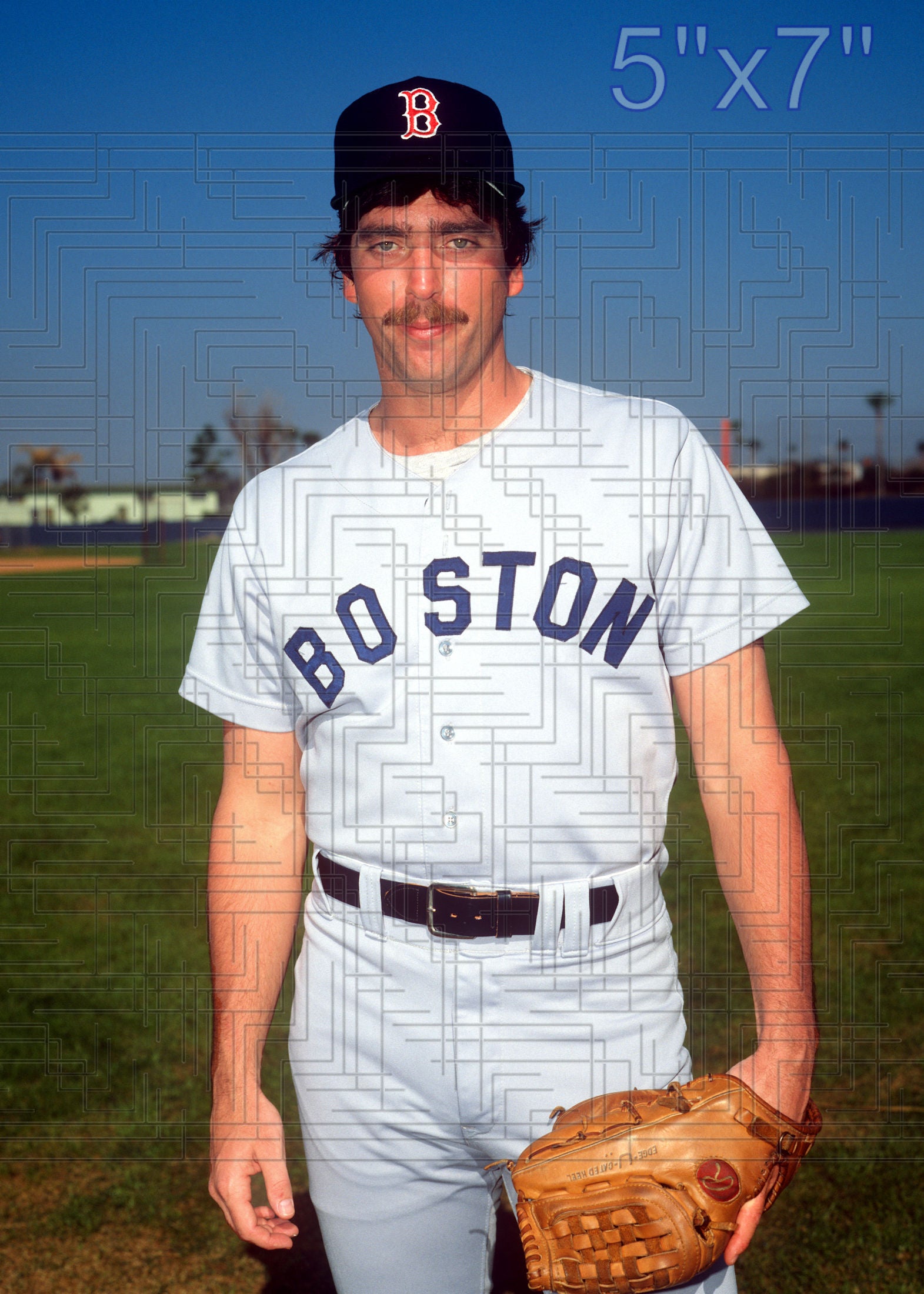 Mike Brown - 1985 Boston Red Sox - choose a size & style