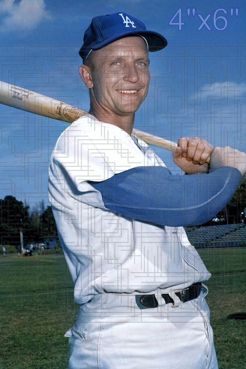 Mike Brumley - 1963 Los Angeles Dodgers - choose a size & style
