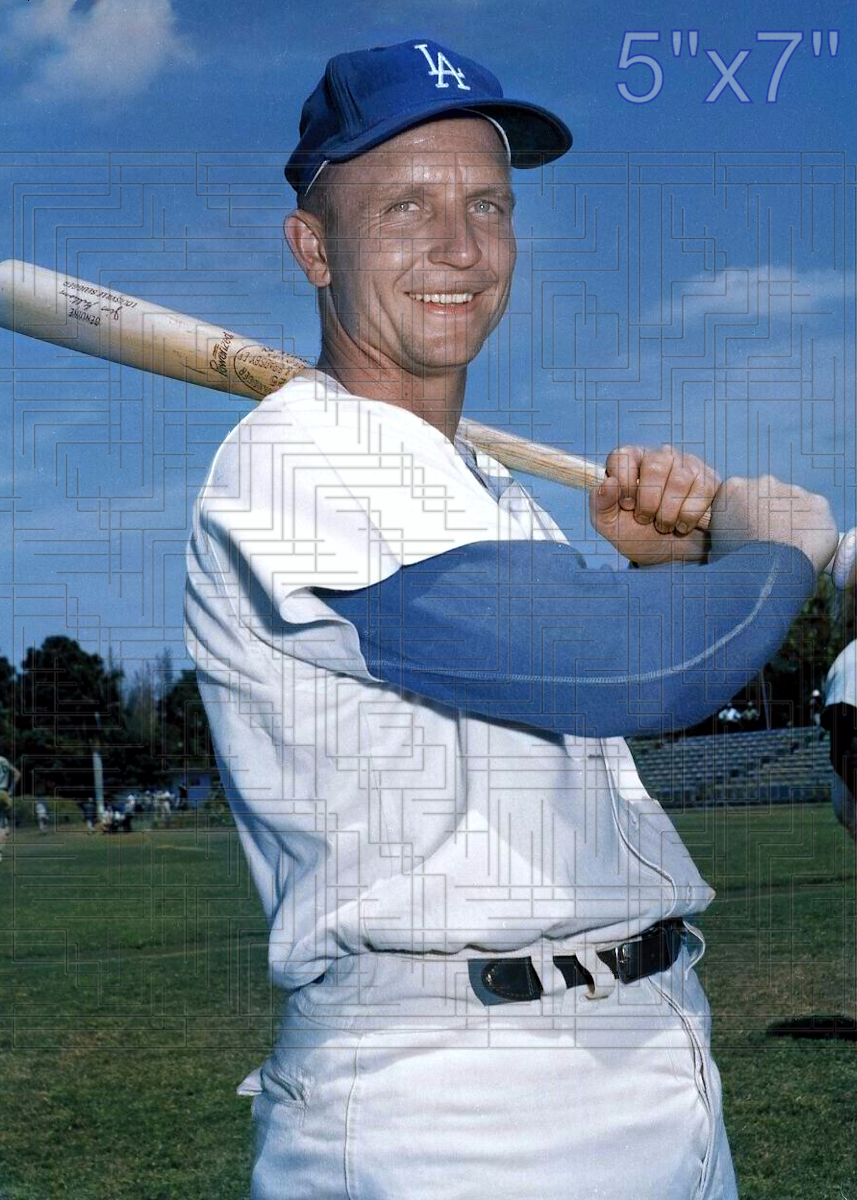 Mike Brumley - 1963 Los Angeles Dodgers - choose a size & style