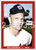 Mike Brumley - 1964 Washington Senators - choose a size & style