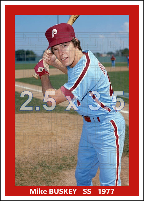 Mike Buskey - 1977 Philadelphia Phillies - choose a size & style