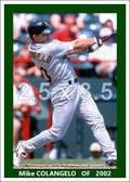 Mike Colangelo - 2002 Oakland Athletics - pose A - choose a size & style