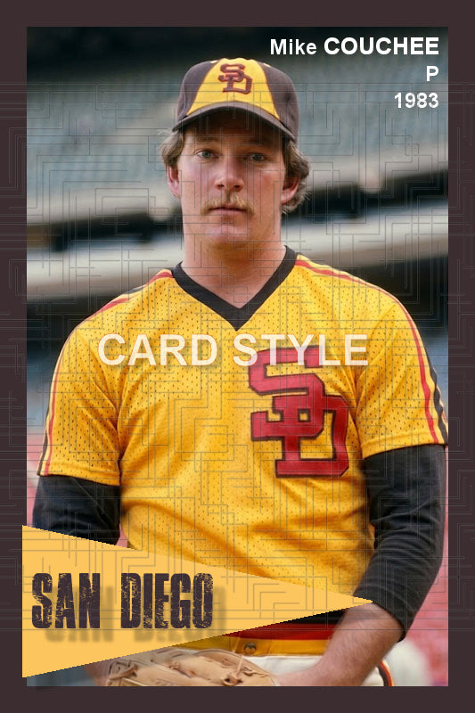 Mike Couchee - 1983 San Diego Padres - choose a size & style
