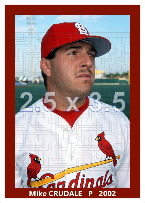 Mike Crudale - 2002 St. Louis Cardinals - choose a size & style