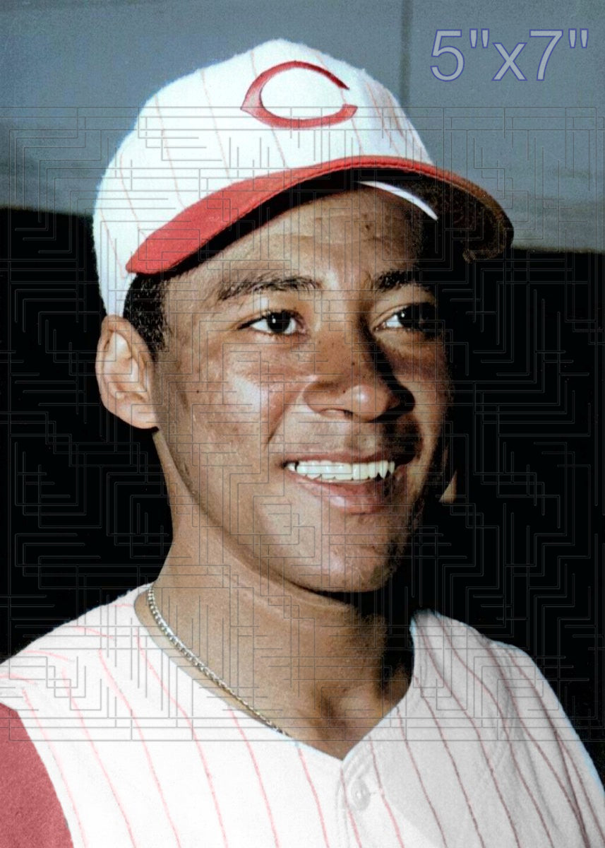 Mike Cuellar - 1959 Cincinnati Reds - choose a size & style