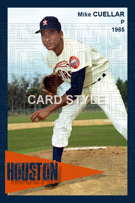 Mike Cuellar - 1965 Houston Astros - choose a size & style