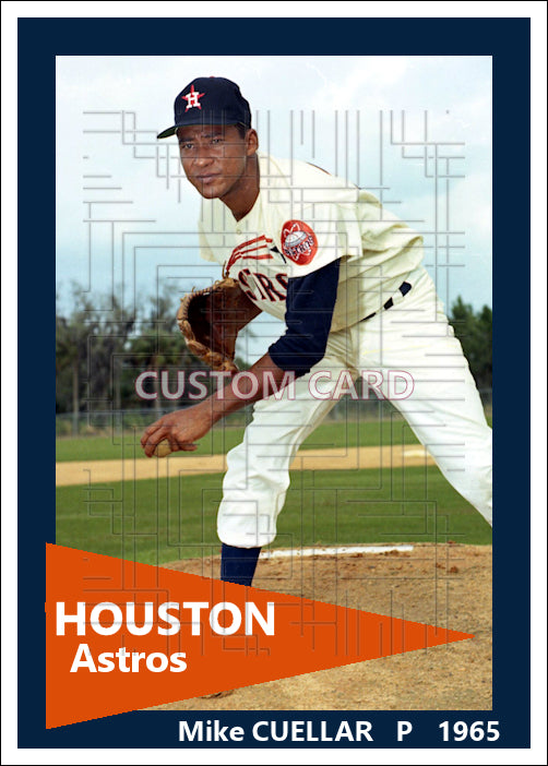Mike Cuellar - 1965 Houston Astros - choose a size & style