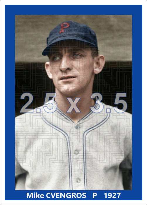 Mike Cvengros - 1927 Pittsburgh Pirates - choose a size & style