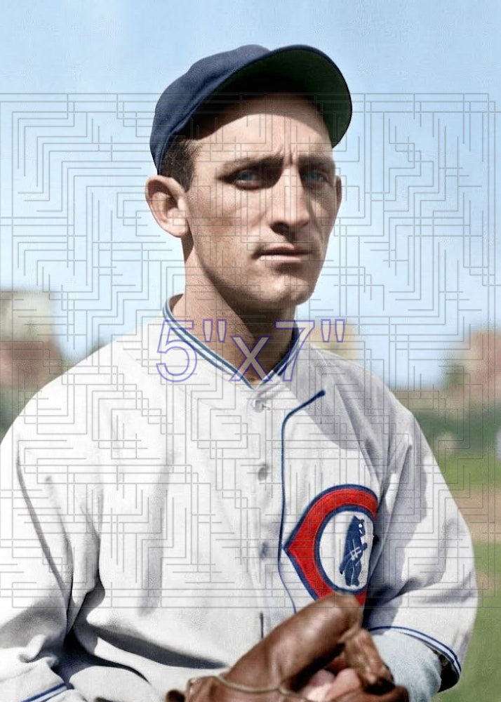 Mike Cvengros - 1929 Chicago Cubs - choose a size & style