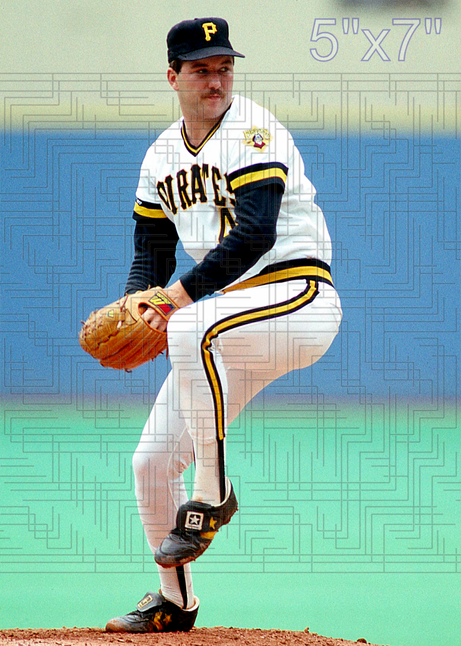 Mike Dunne - 1987 Pittsburgh Pirates - choose a size & style